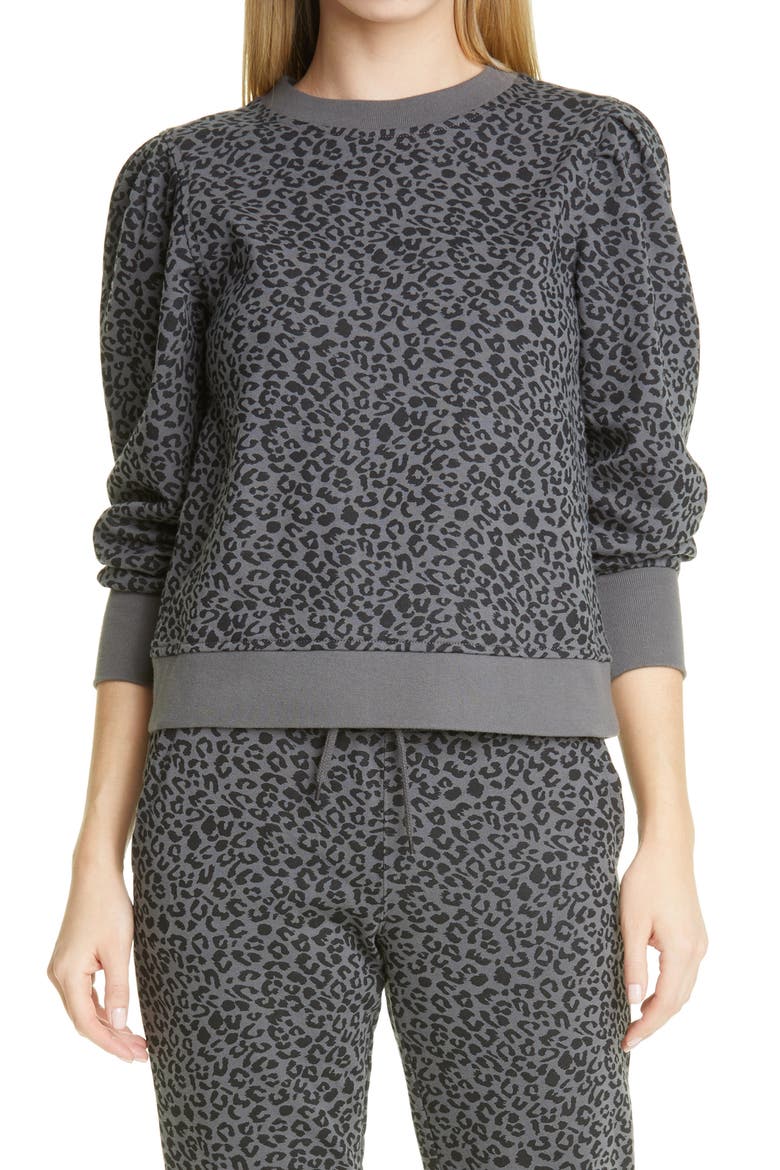 Kingston Animal Print Joggers, Main, color, CHARCOAL MINI CHEETAH