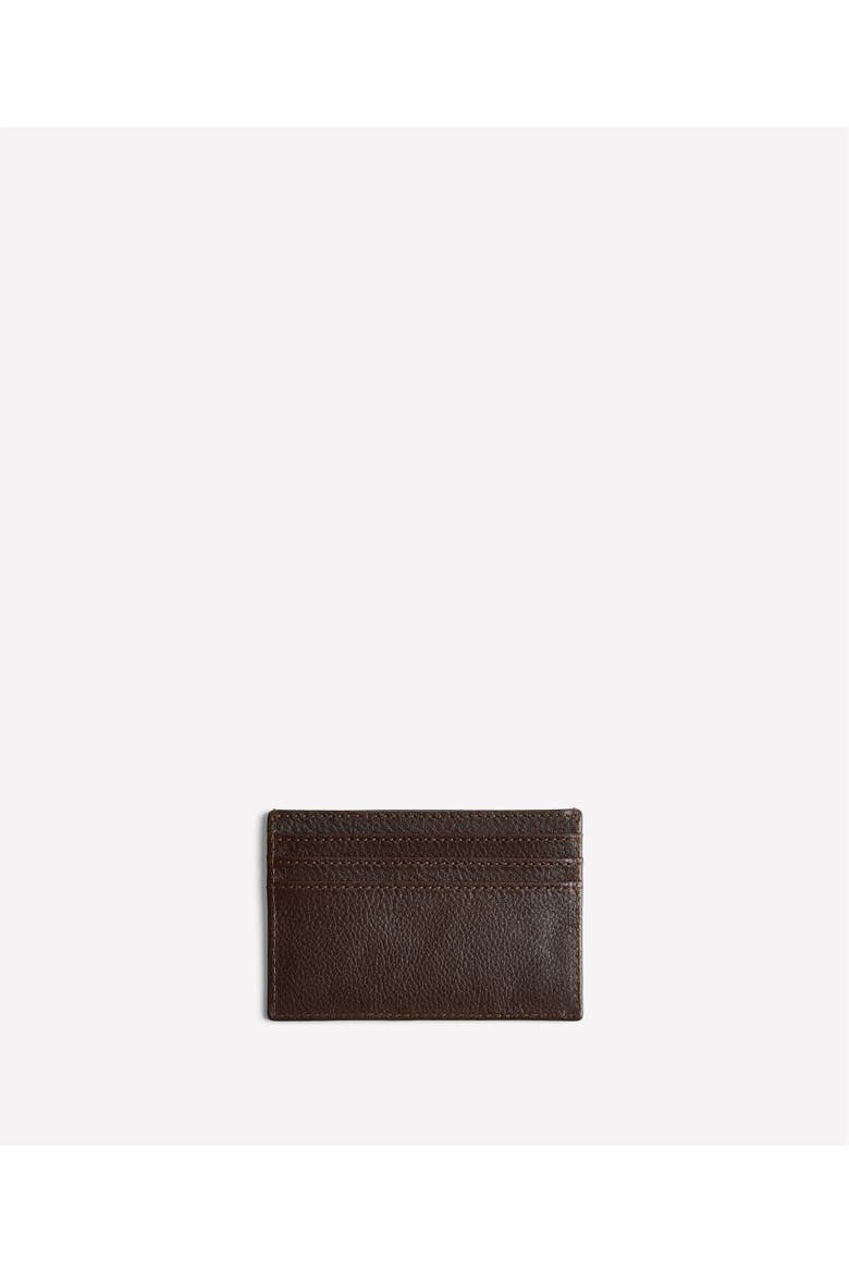 Slim Card Case No. 204, Alternate, color, Vintage Walnut Leather