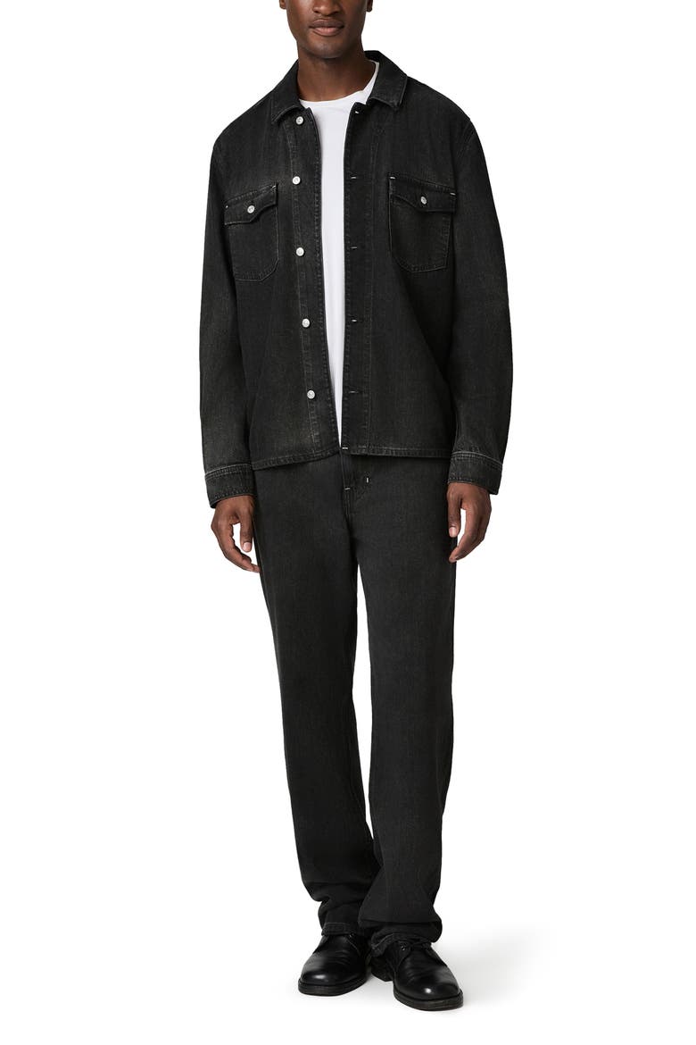 Calder Denim Shirt, Alternate, color, ARGO