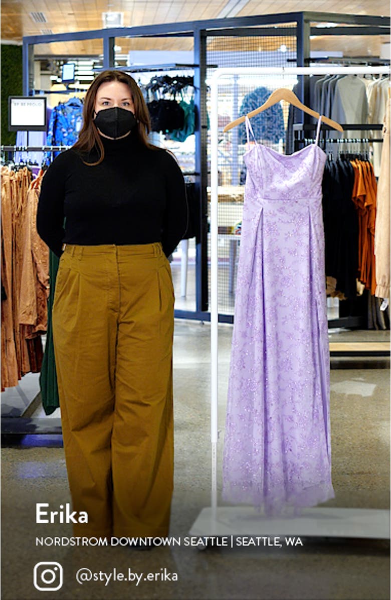 STRAPLESS CAVIAR BEADED LACE U, sales video thumbnail