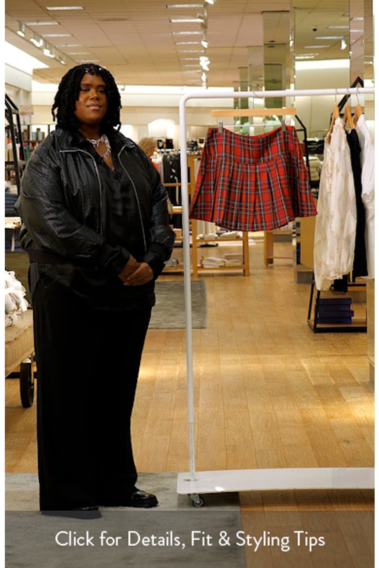 Plaid Pleated Skort video
