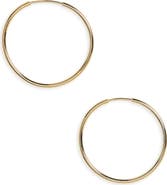 Argento Vivo Sterling Silver Argento Vivo Endless Hoop Earrings