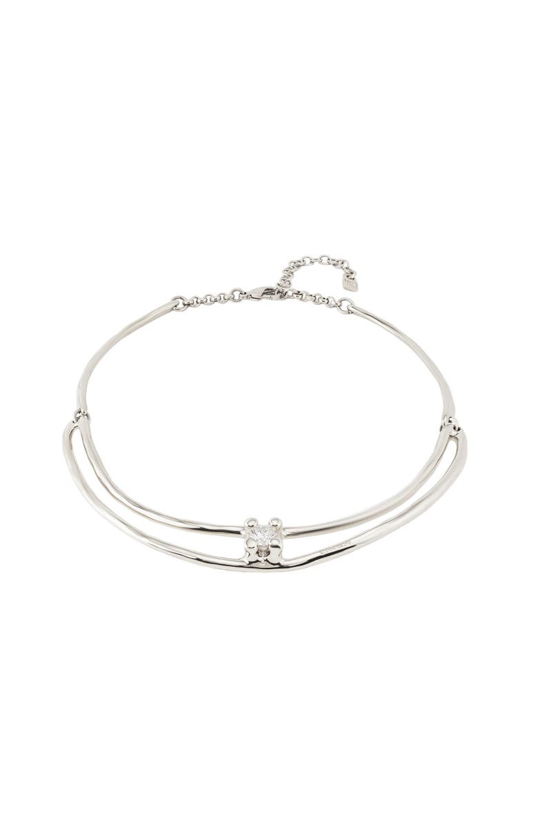 UNODE50 Twin Radiance Collar, Alternate, color, Silver