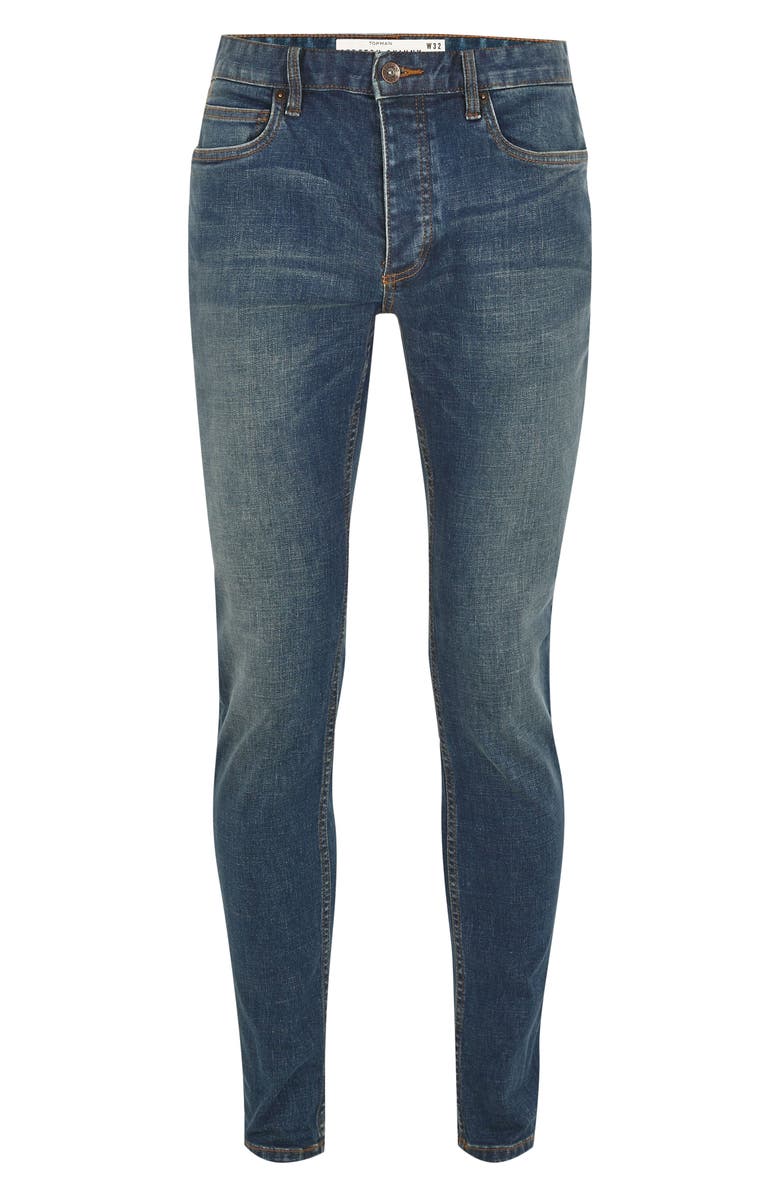 Topman Rainier Skinny Fit Jeans, Main, color,