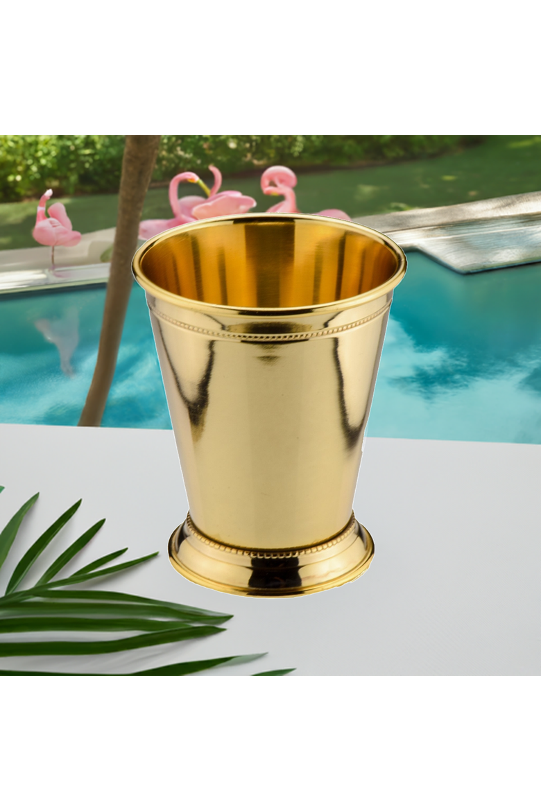 24K Gold Plate Julep Cup Limited Edition, Alternate, color, Gold