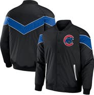 Darius Rucker Collection by Fanatics Men's Darius Rucker Collection by Fanatics Black Chicago Cubs Baseball Raglan Full-Snap Jacket