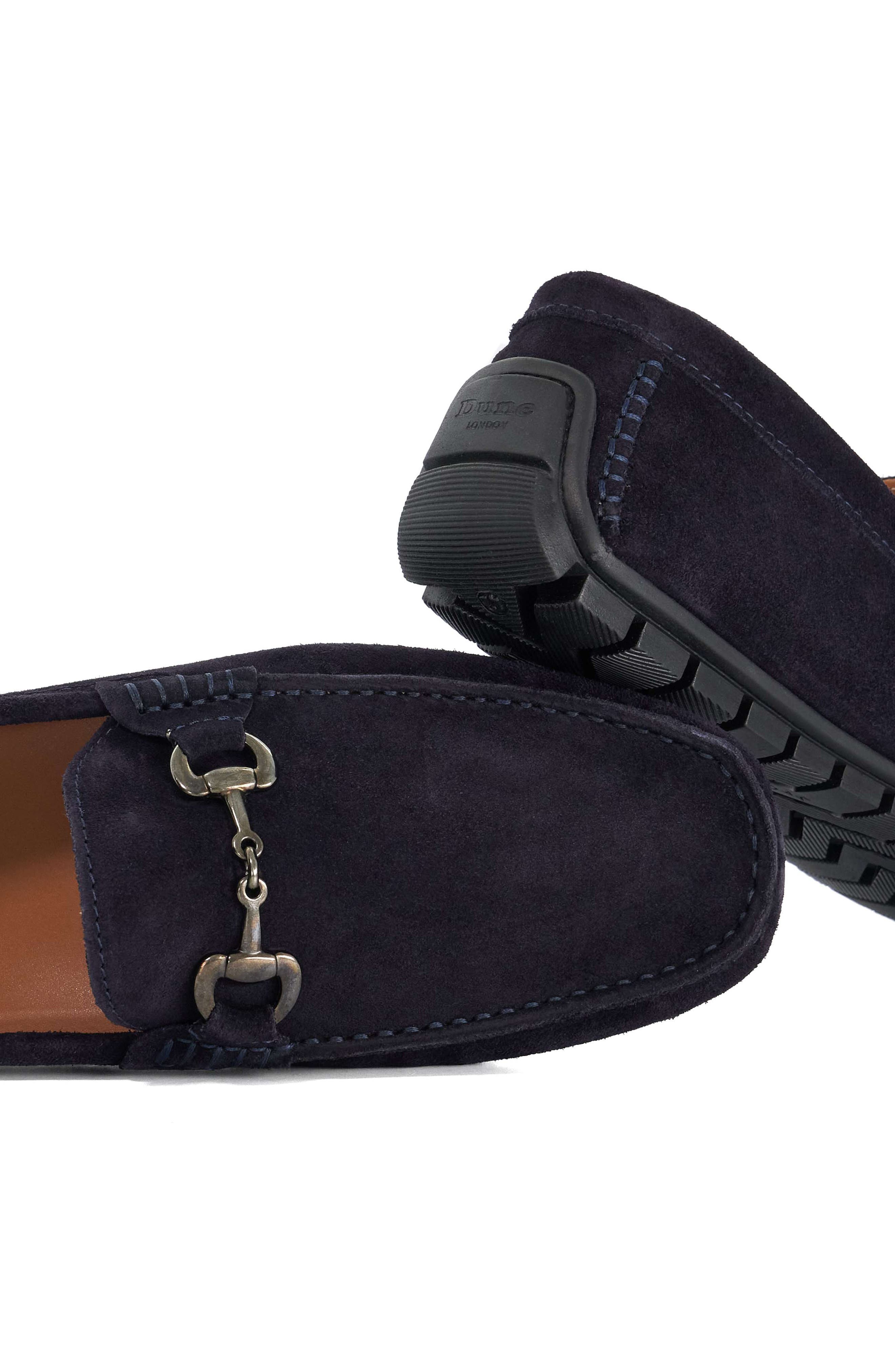 Brackon Bit Loafer, Alternate, color, NAVY/ SUEDE
