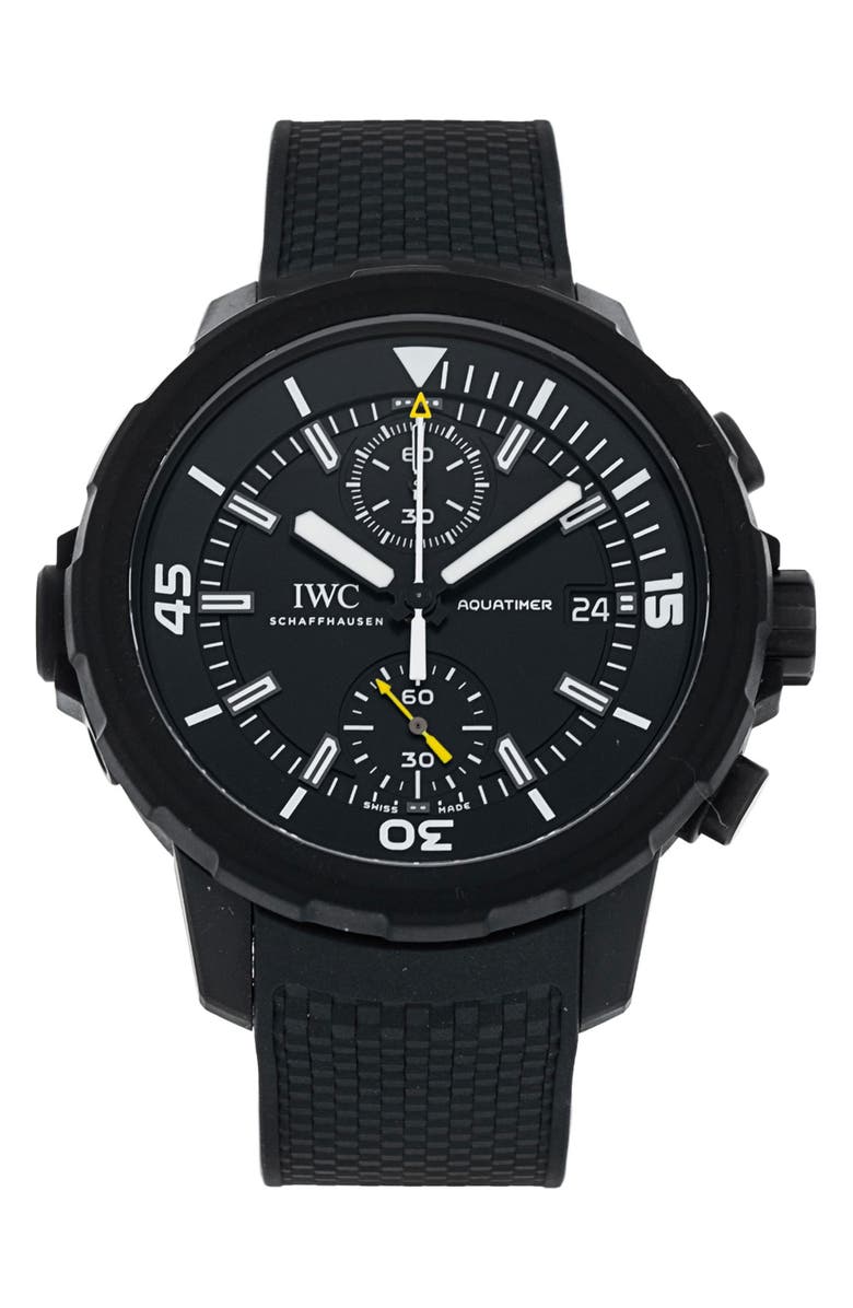 Watchfinder & Co. IWC Preowned 2019 Aquatimer Galapagos Islands Edition Automatic Rubber Strap Diver's Watch, 44mm, Main, color, 