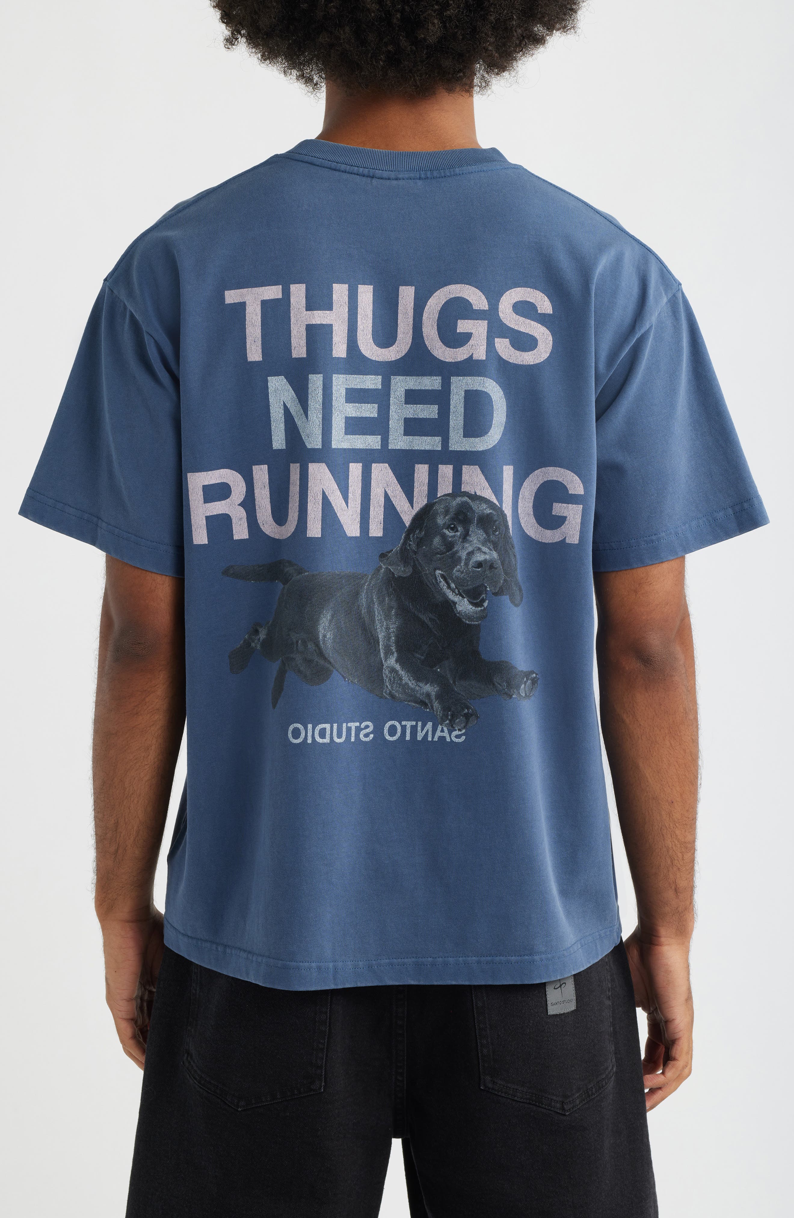 SANTO STUDIO TNH Running Dog Cotton Graphic T-Shirt (Men) | Nordstrom