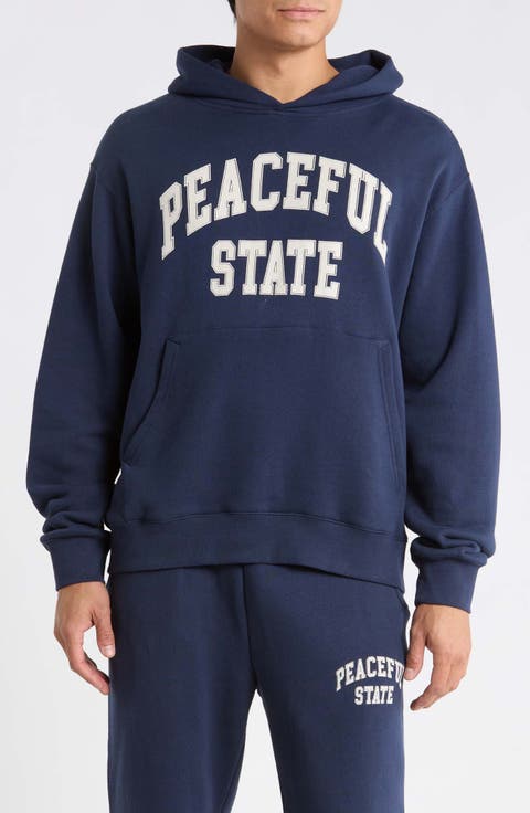 Peaceful Cotton Fleece Hoodie