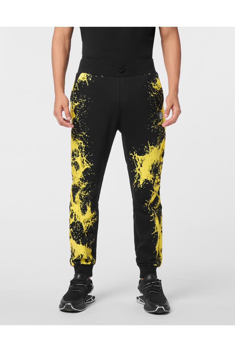 Jogger Pants Splash Men, Main, color, black