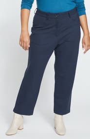Universal Standard High Waist Stretch Ponte Cigarette Pants