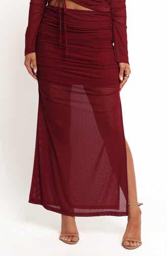 Petal & Pup Solai Ruched Maxi Skirt