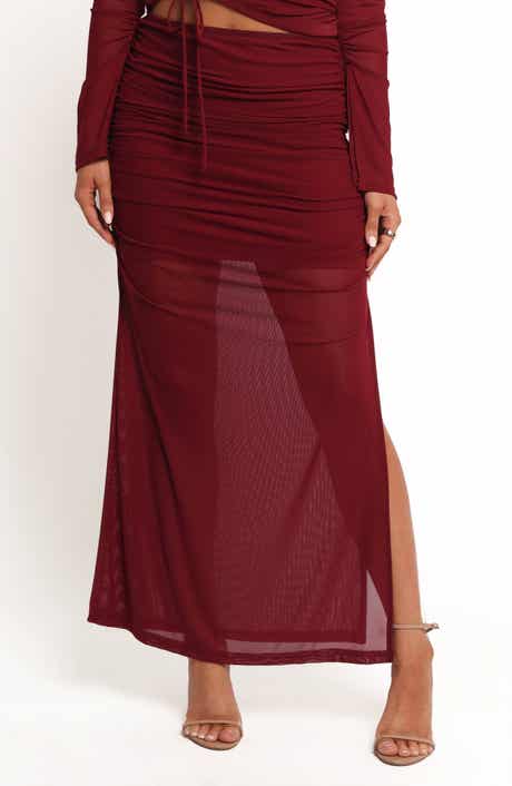 Petal & Pup Solai Ruched Maxi Skirt