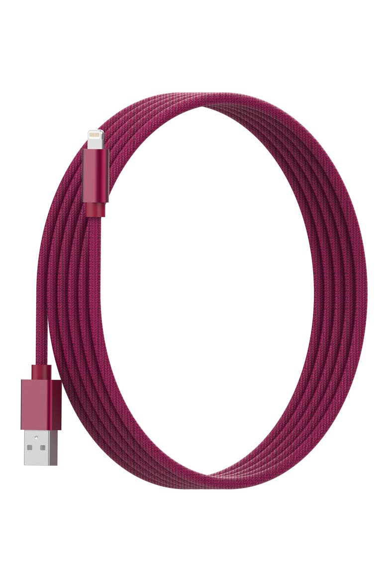3-Pack MFI Lightning Cables, Alternate, color, RED