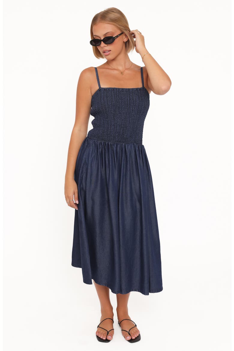 Arnika Midi Sundress, Alternate, color, BLUE