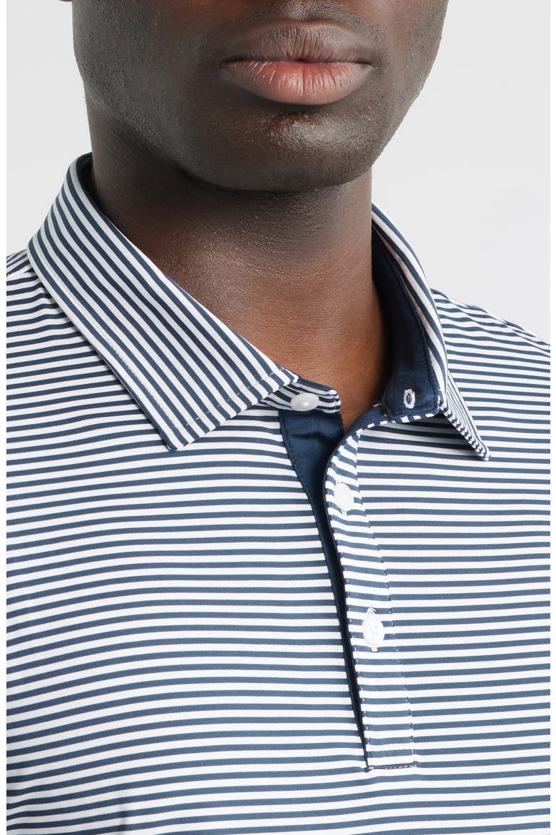 Smith Stripe Performance Golf Polo, Alternate, color, NAVY-WHITE