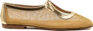 Andrea  Gomez Amelia Clear Mesh Ballet Flat
