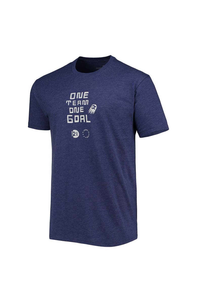 round21 Men's round21 Crystal Dunn Navy USWNT One Team One Goal T-Shirt, Alternate, color, 