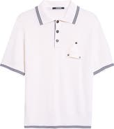 Jacquemus Le Polo Voilier Sailboat Patch Silk & Cotton Polo
