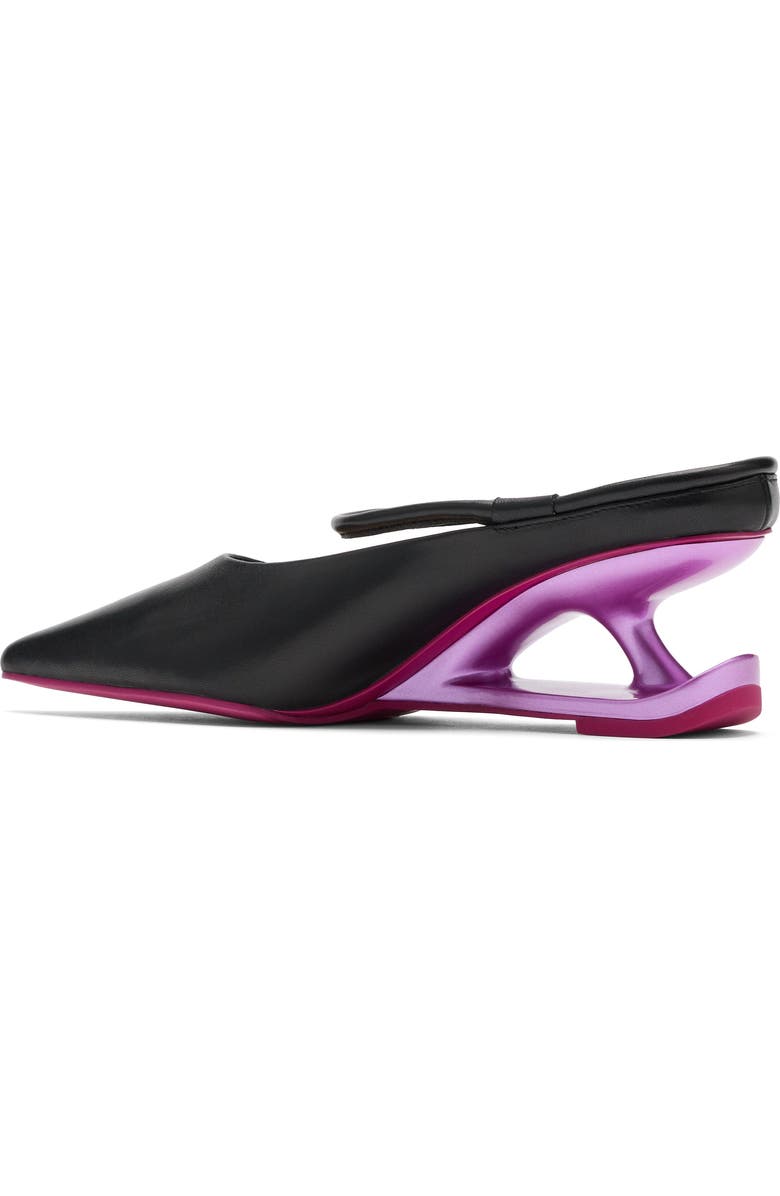 MARC NOLAN Sophia Leather Strap Pumps, Alternate, color, Black/Magenta