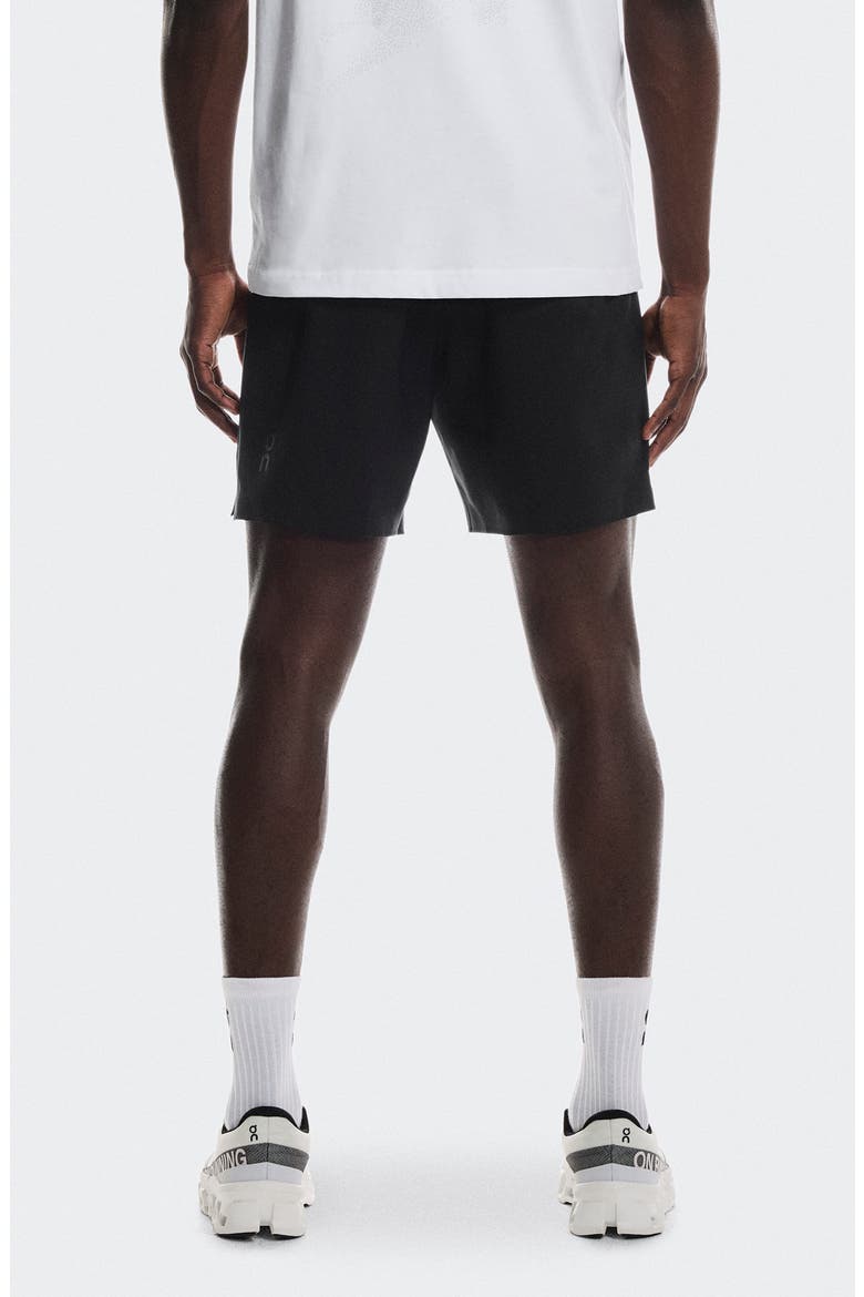 Focus Stretch Running Shorts, Alternate, color, BLACK