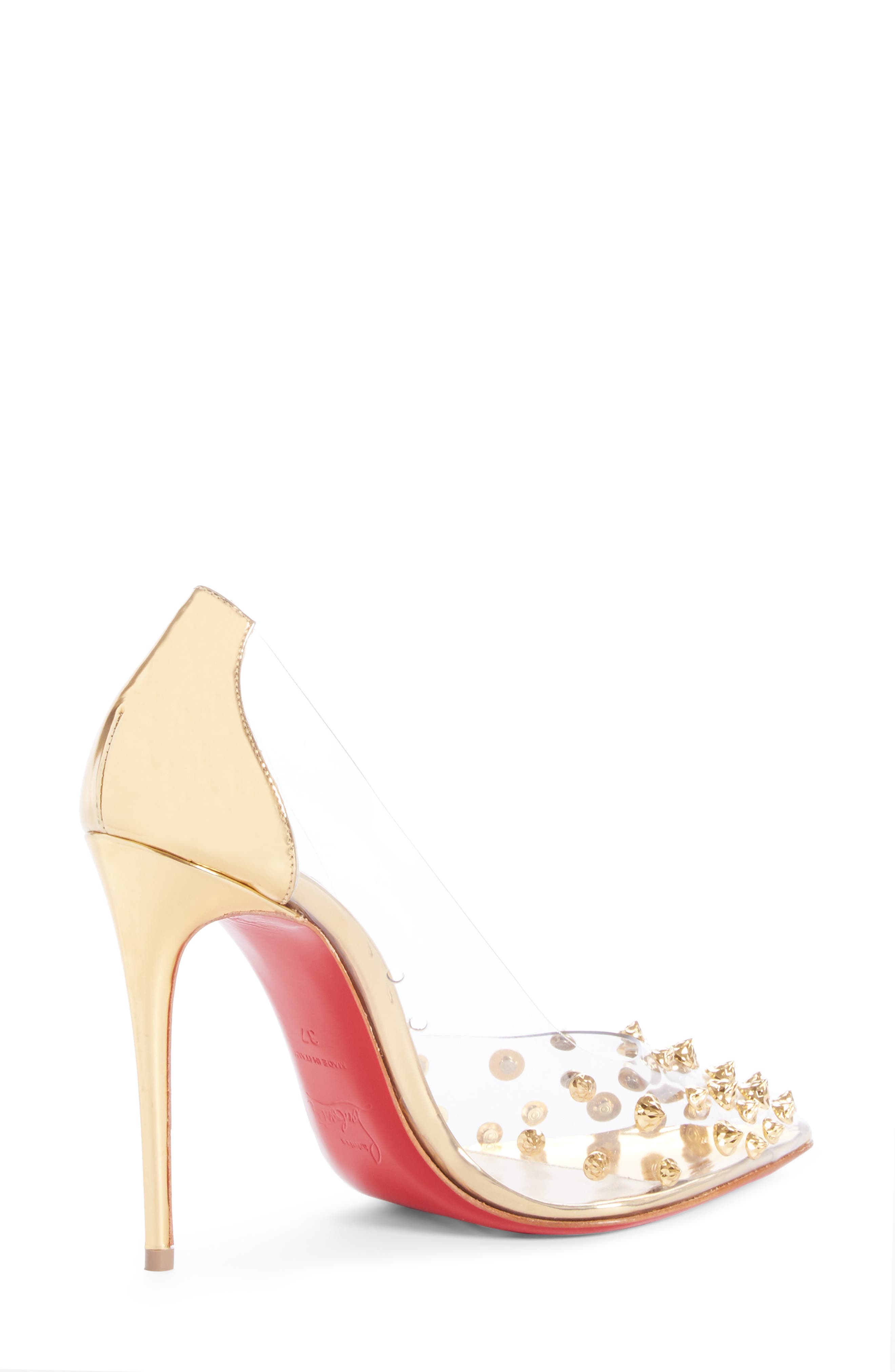 Collaclou Spike Pump, Alternate, color, GOLD