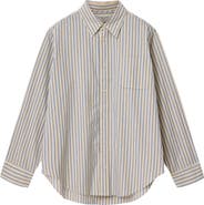 AllSaints Roma Stripe Button Front Shirt