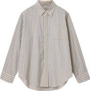 AllSaints Roma Stripe Button Front Shirt