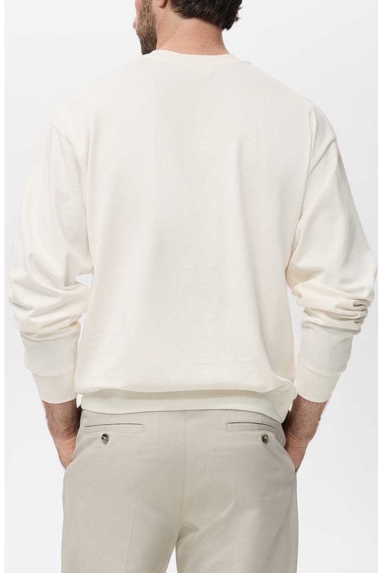 Cotton Sweatshirt, Alternate, color, OFF WHITE