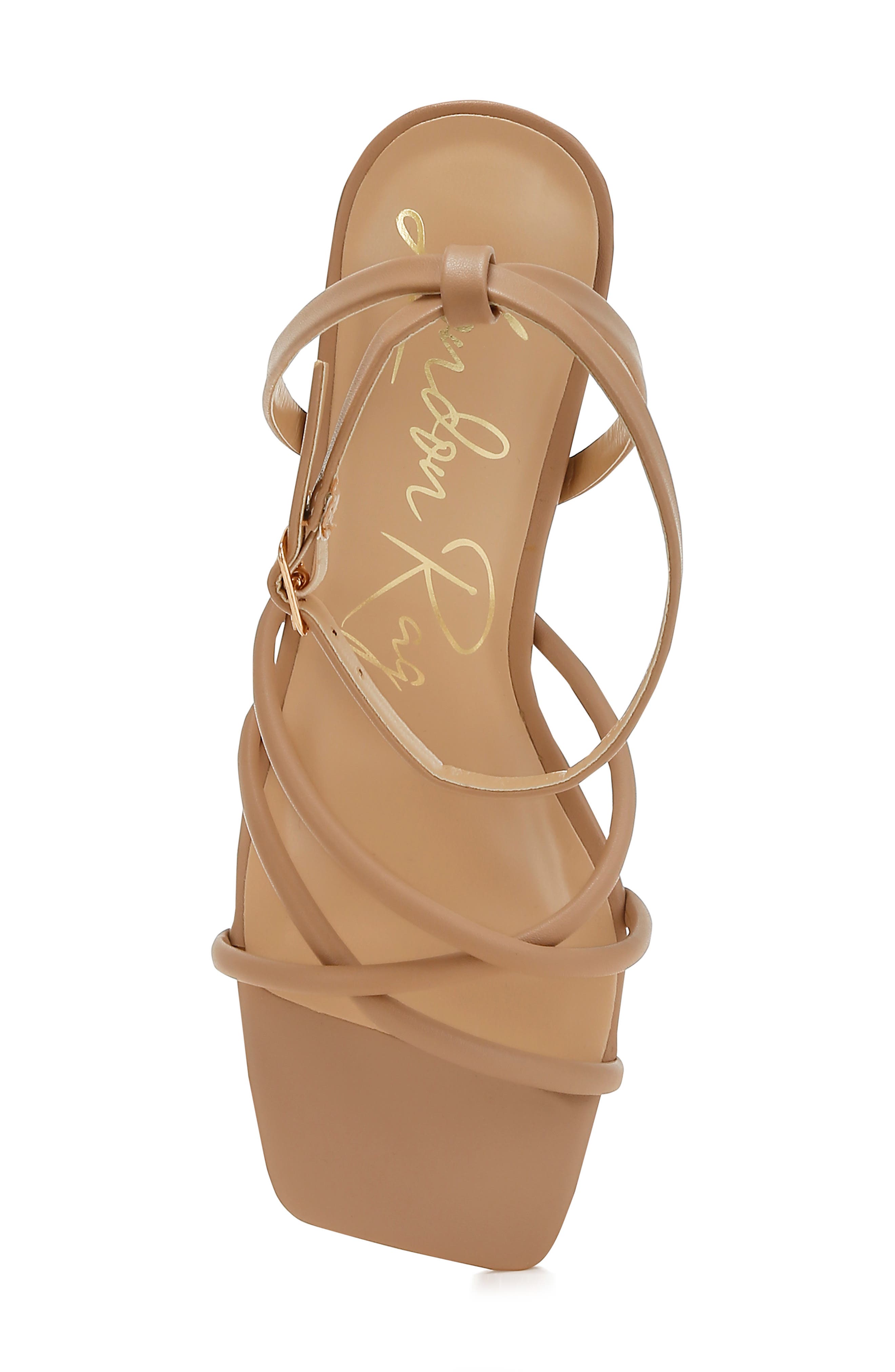 LONDON RAG Alyona Sandal, Alternate, color, Camel