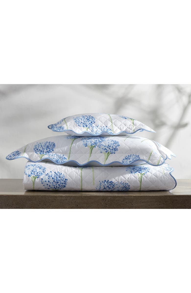 Matouk Quilt, Alternate, color, Azure