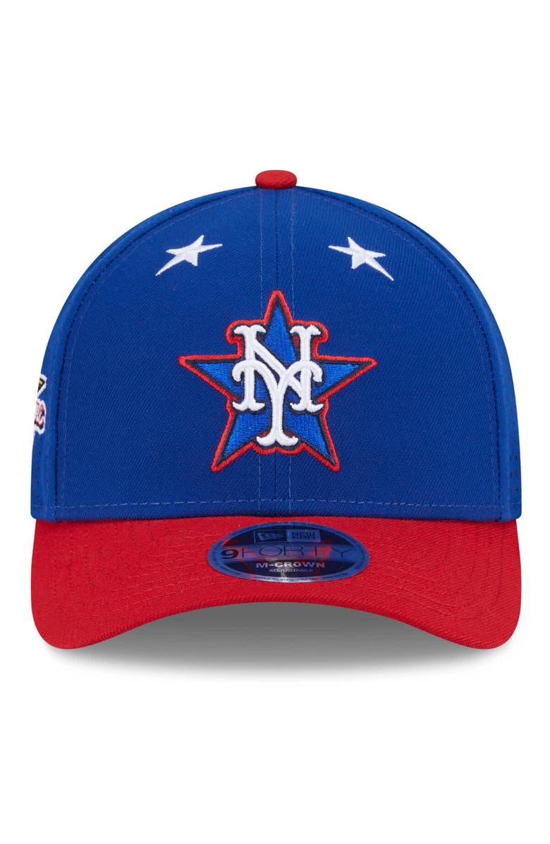 New Era Men's New Era Blue/Red New York Mets 2025 MLB All-Star Game Workout 9FORTY M-Crown Adjustable Hat, Alternate, color,