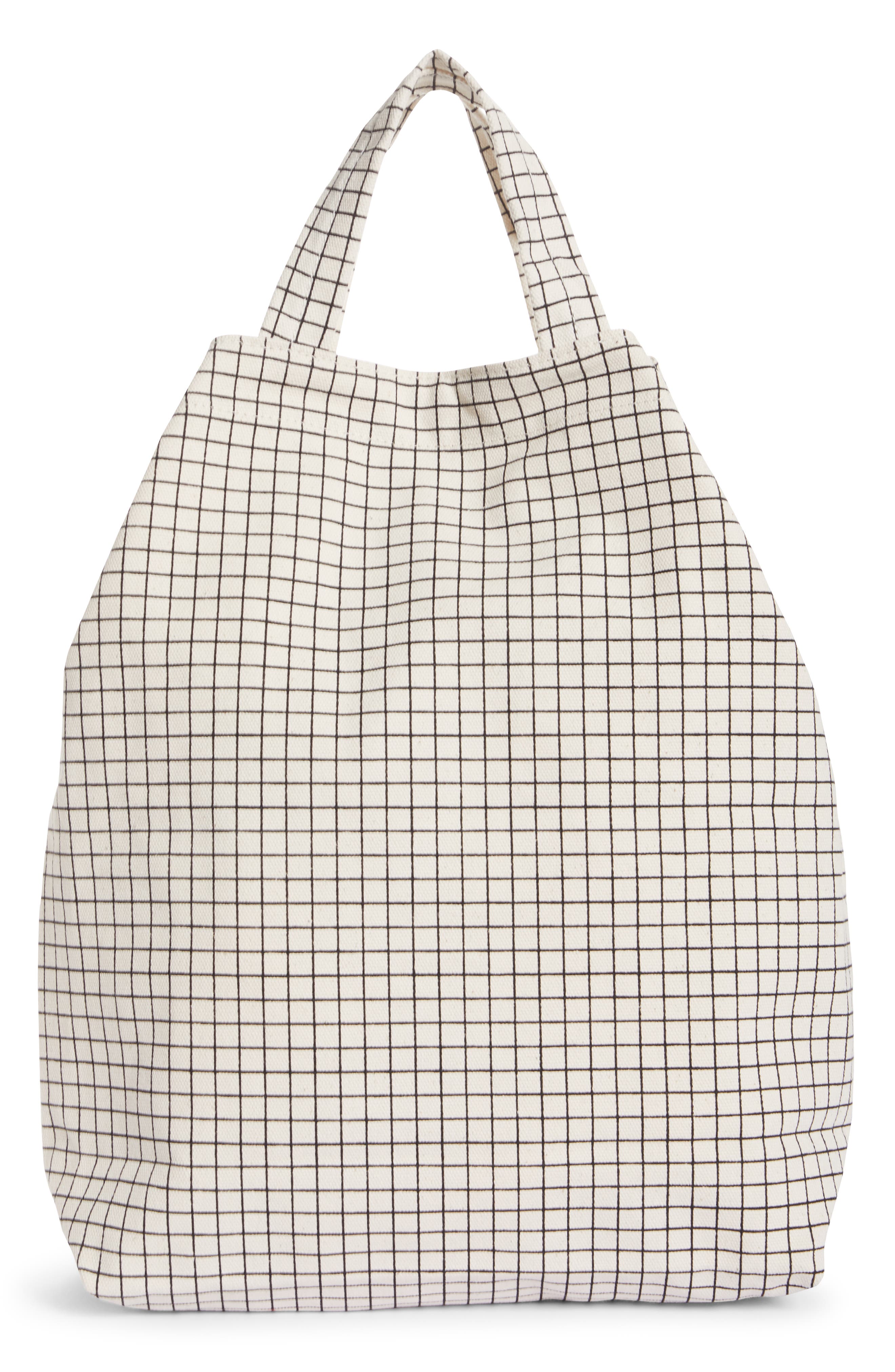 Duck Bag Canvas Tote, Alternate, color, NATURAL GRID