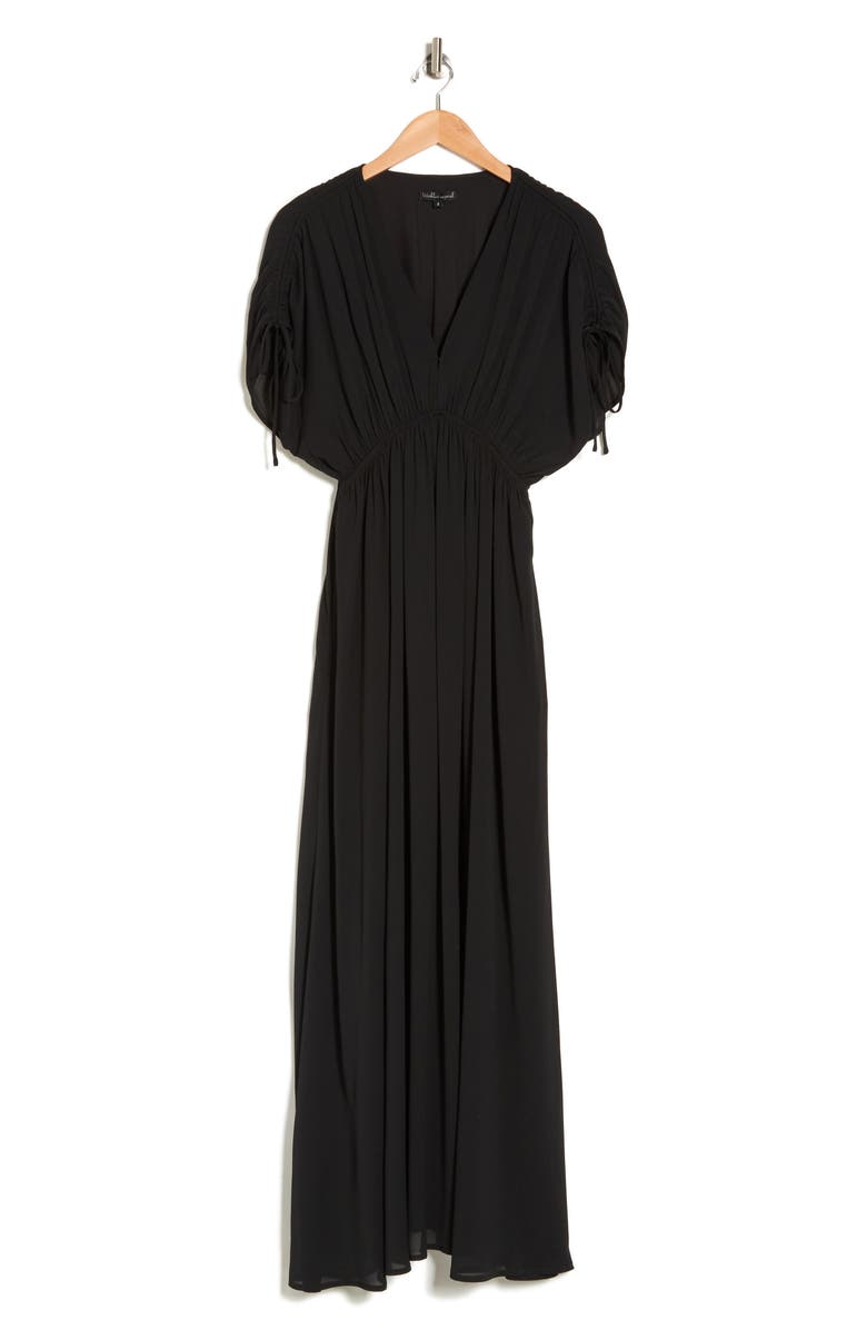WISHLIST Ruched Sleeve Maxi Dress, Alternate, color,