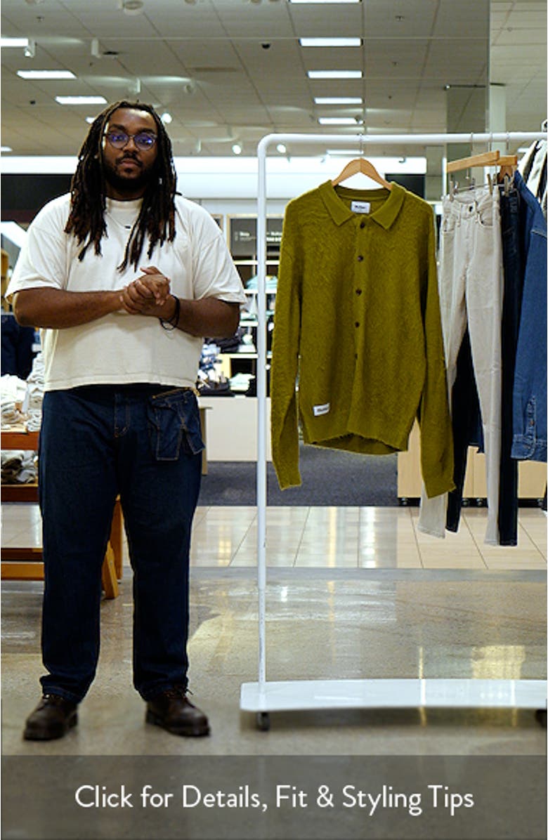 Hairy Full Button Cardigan, sales video thumbnail