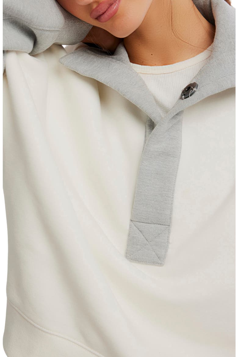 Timeless Colorblock Pullover, Alternate, color, HEATHERY GREY COMBO