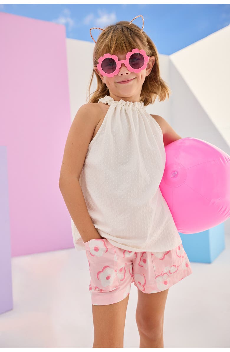 BISBY Kids' Mod Pointelle Tank, Alternate, color, White Pointelle