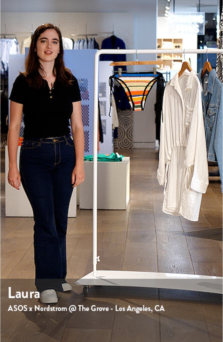 Stripe Crochet Bikini Bottoms, sales video thumbnail