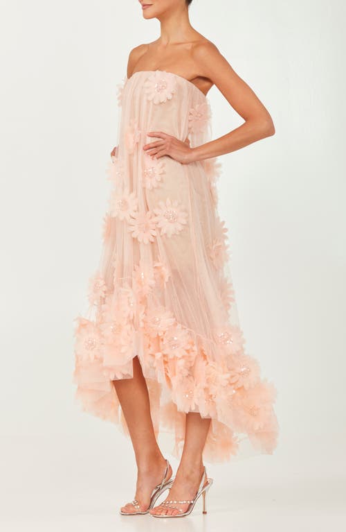 Helsi Athena Strapless Gown In Blush