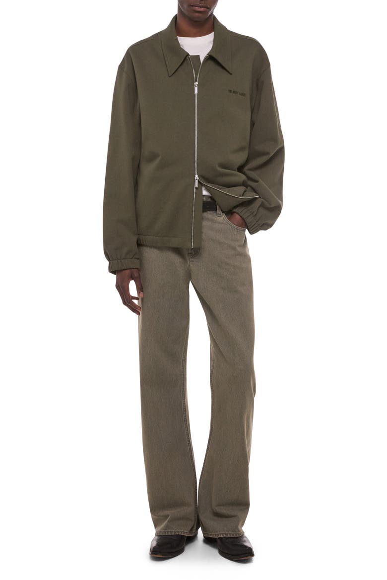 French Terry Full Zip Jacket, Alternate, color, FOREST NIGHT
