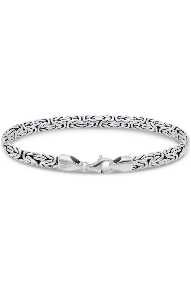 DEVATA Borobudur Oval Chain Bracelet in Sterling Silver, 5mm, Alternate, color, 