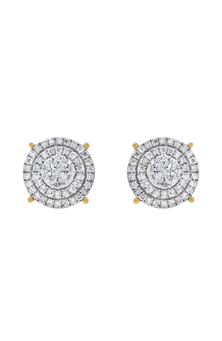 LuvMyJewelry High Roller 14K Yellow Gold Diamond Stud Earrings - 0.70ct., Main, color, 14K Yellow Gold