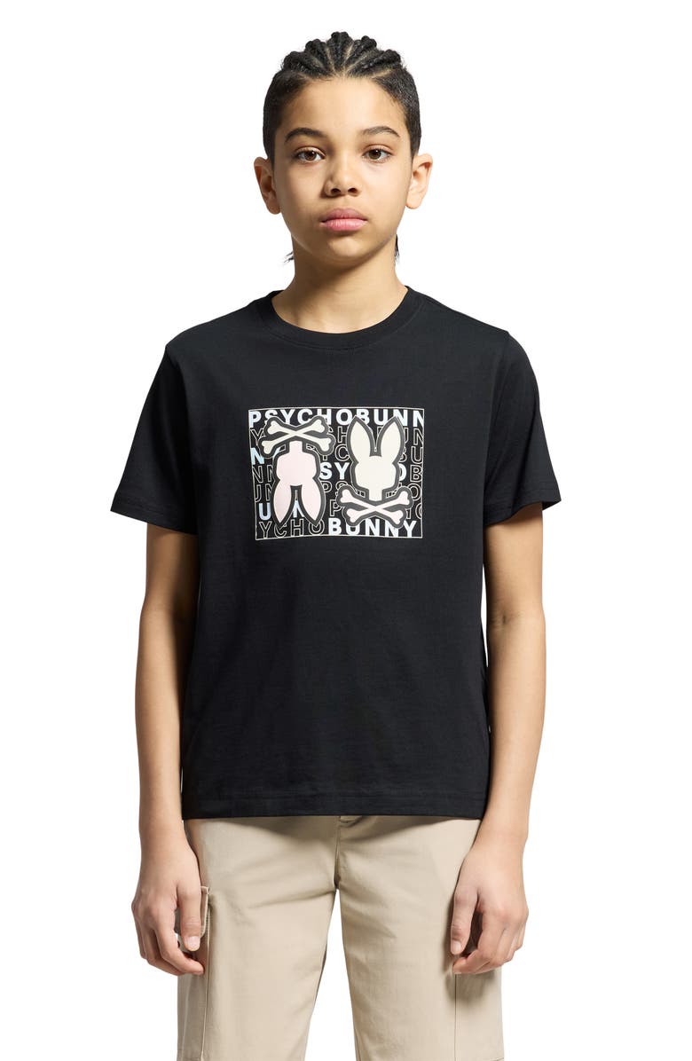 Psycho Bunny Kids' Gold Coast Graphic T-Shirt, Alternate, color,