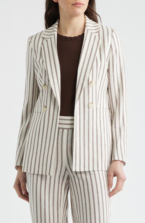 Stripe Blazer