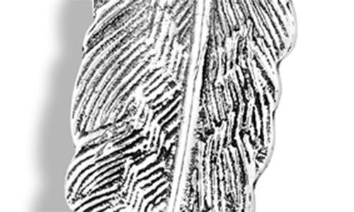 Jonas Studio Ironwood Textured Feather Pendant Necklace