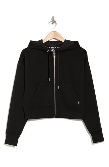 Starter Jacquard Zip Hoodie In Black