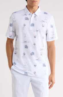 TravisMathew Island Paradise Knit Polo