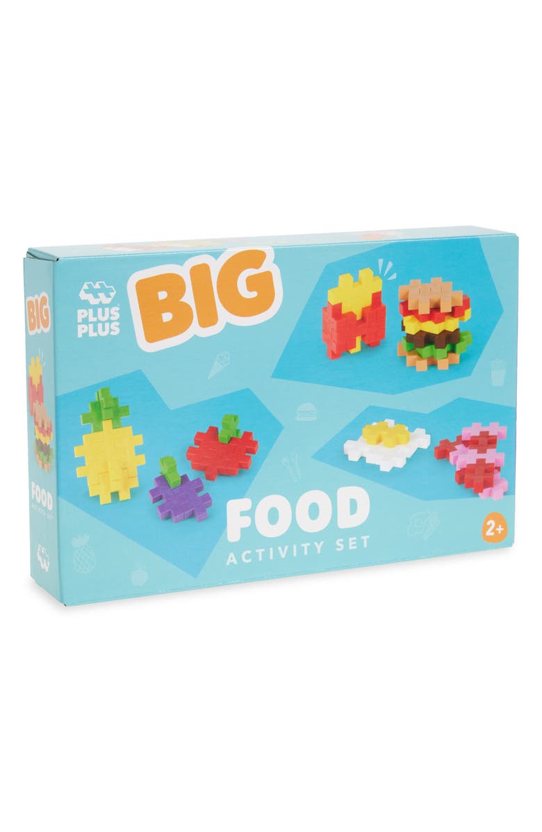 Plus-Plus USA Big Activity Food Building Playset, Main, color, Multi