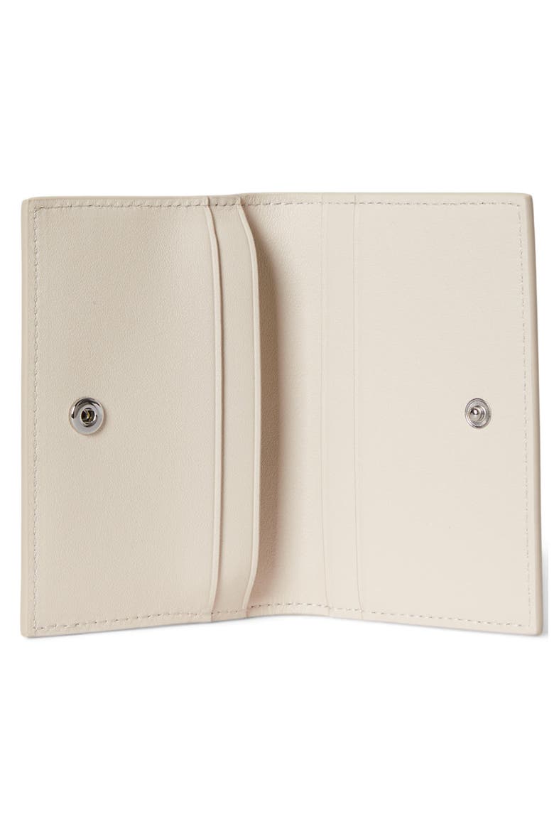Spring Bear Leather Card Wallet, Alternate, color, CREAM